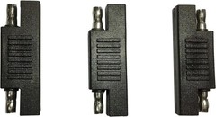 Lightweight SAE Polarity Connectors 3-Pack for Correcting Solar Charger Issues