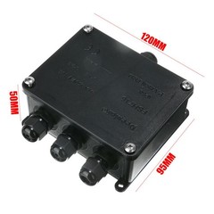 Junction Box Case Container 4Way Electrical Wire IP68 Waterproof Outdoor