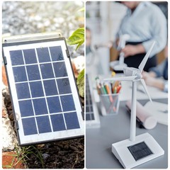 MECCANIXITY 2 Pcs 2V 0.07W 35mA Mini Solar Panels, Small Black