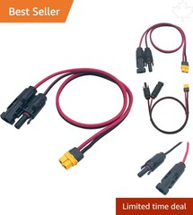 XT60 Solar Connector Adapter – 60cm for Portable Power Stations & Solar Panels