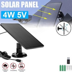 Solar Panel for Ring Spotlight Camera Security Cam Battery Charger Outdoor 13FT