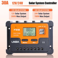 100W Mono Solar Panel Controller kit Off-Grid Battery Power RV Home Boat Camping