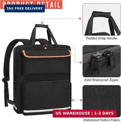 ORKELS Solar Panel Storage Bag, Travel Backpack Compatible with Jackery SolarSag