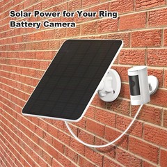 Waterproof Solar Panel for Ring Stick Up & Spotlight Cameras | 9.8ft Cable