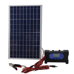 Efficient 10W Solar Panel Kit for 12V and 18V with Waterproof Controller