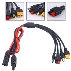 Innovative 4 in 1 Solar Panel Connectors Compatible with Multiple Inputs