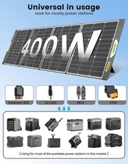 Greenmagic 400W Foldable Solar Panel Portable
