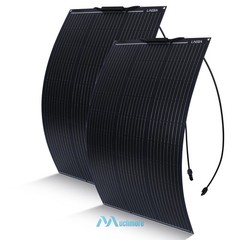200W 400W 18V Solar Panel Mono HighEfficiency PV for Camping Sunshed RV Off Grid