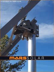 Mars Solar V2.0 Eagle Solar Panel Rack / 2″ (OD) Pole Mount Fits 40W – 700W