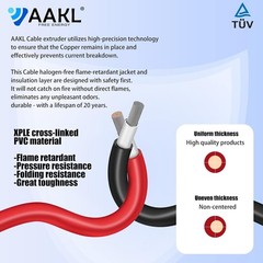 Durable 30Ft 10AWG Solar Power Cable – Weatherproof Connectors for PV Systems