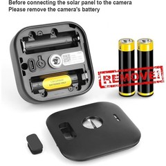 Solar Panel Charger Blink Outdoor Camera Waterproof Adjustable Mount 3 Pack New