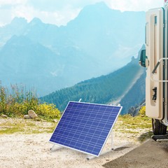 2 Pack 41 inches Adjustable Solar Panel RV Tilt Mount Brackets For Boat / Roof