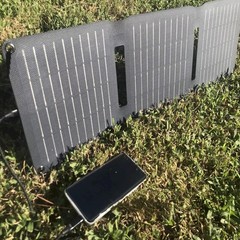 FlexSolar 20W Portable Solar Panel ETFE Foldable with 5V USB A C High Efficiency