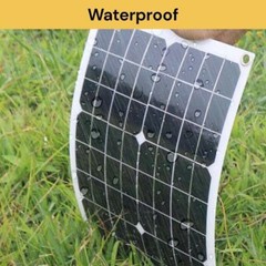 Semi-Flexible Solar Panel kit + 30A Controller PWM Rv Marine Boat Off Grid