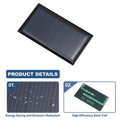 8PCS 3V 0.27W 0.09A Mini Solar Panels for Solar Power Small Solar Cells