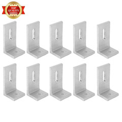 10-Pack Heavy-Duty Aluminum Alloy L-Foot Solar Mounts Photovoltaic Panel Mountin