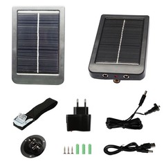Trail Solar Panel Kit Waterproof 6V-12V 2300mAh Rechargeable Universal for Ou…