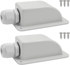 Gebildet White Waterproof Solar Cable Entry Gland, Single Cable Entry Gland for
