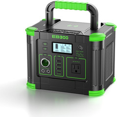 330W Portable Power Station, 288.6Wh Solar Generator with 60W USB-C PD Output, 1