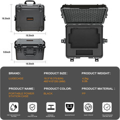 Hard Case for Jackery Explorer 1000 V2 – Portable Solar Generator Hard Shell Cas