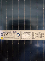 450 watt all black bifacial JA solar Panels Full Pallet 36 sealed