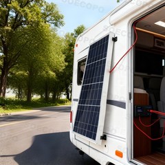 100W Portable Solar Panel with Battery Clips with 30A/60A/100A Controller to Dir
