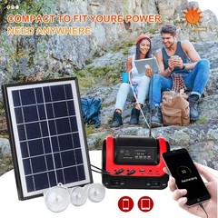 Portable Solar Generator with Panel,Small Power Station for Camping | Compact…