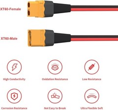 12AWG 20FT XT60 Extension Cable 2 6 10 20 35 50 75 100FT XT60 Female to Male …
