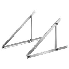 50in Solar Panel Mounting Bracket 0-90° Tilt Adjustable 265lb Aluminum