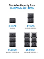 Dabbsson Power Station Extra Battery 5320Wh DBS5300B for DBS3500 Solar Backup RV