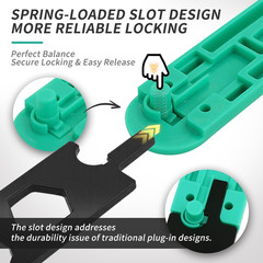Metal Solar Mc4 Disconnect Tool Made by Heavy-Duty Steel, Spring-Loaded Slot