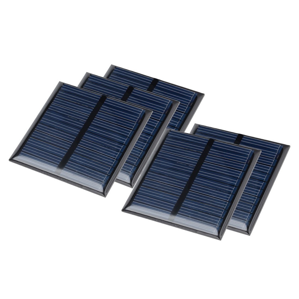 5 Pcs 5.5V 60mA Poly Mini Solar Cell Panel Module DIY for Toys Charger