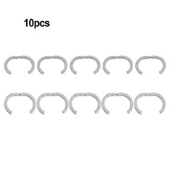 Trusted 10pcs DN20 Corrugated Pipe Segment Rings 304 Stainless Steel Material