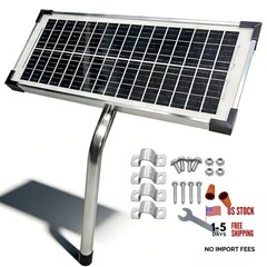 FM123 10 Watt Solar Panels Kit for Mighty Mule GTO PRO Automatic Gate