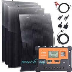 400W 200W Flexible Solar Panel 18V Mono Car Boat RV Home Rooftop Camping Roof