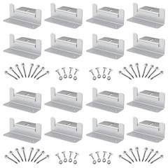 Solar Panel Mounting Z Brackets 16 Units per Set Solar Panel Mounting Hardware