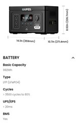 OUPES Exodus 1200 Portable Power Station | 1200W 992Wh