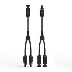 Solar Y Branch Connector MMF FFM Pair MC4 Style Solar Panel Wire