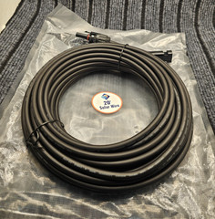 TUV H1Z2Z2-K: 20 FT Black Solar Panel Extension Cable Wire Connector