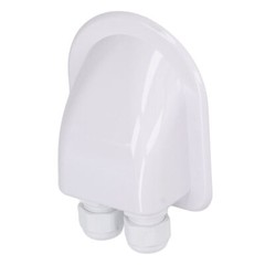 (White)Cable Junction Box Solar Entry Housing UV Resistance Wide Application