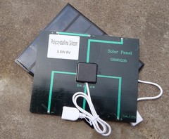 6 Volt 3.5W Outdoor Solar Panel 580mA Smart Power Supply Phone Battery Charger
