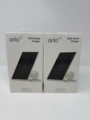 2x Arlo Essential Solar Panel Charger VMA3600 Micro USB Cable Model [BRAND NEW]