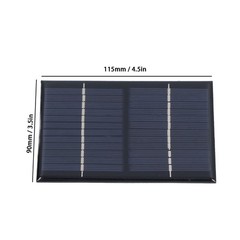 1.5W Solar Panel Waterproof Charging Device For DIY Projects Easy To Use