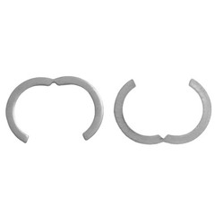 Trusted 10pcs DN20 Corrugated Pipe Segment Rings 304 Stainless Steel Material