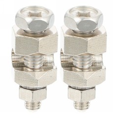 2Pcs Tin Plated Copper Solar Grounding Clips Cable Clamp for Panel Wiring