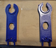 2PCS MC4 Solar Connector Tool Spanner Wrench – Ratchet Style + 6‑Point Hex – NEW