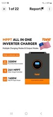 3200VA 3000W 24VDC Solar Hybrid Inverter Charge Controller