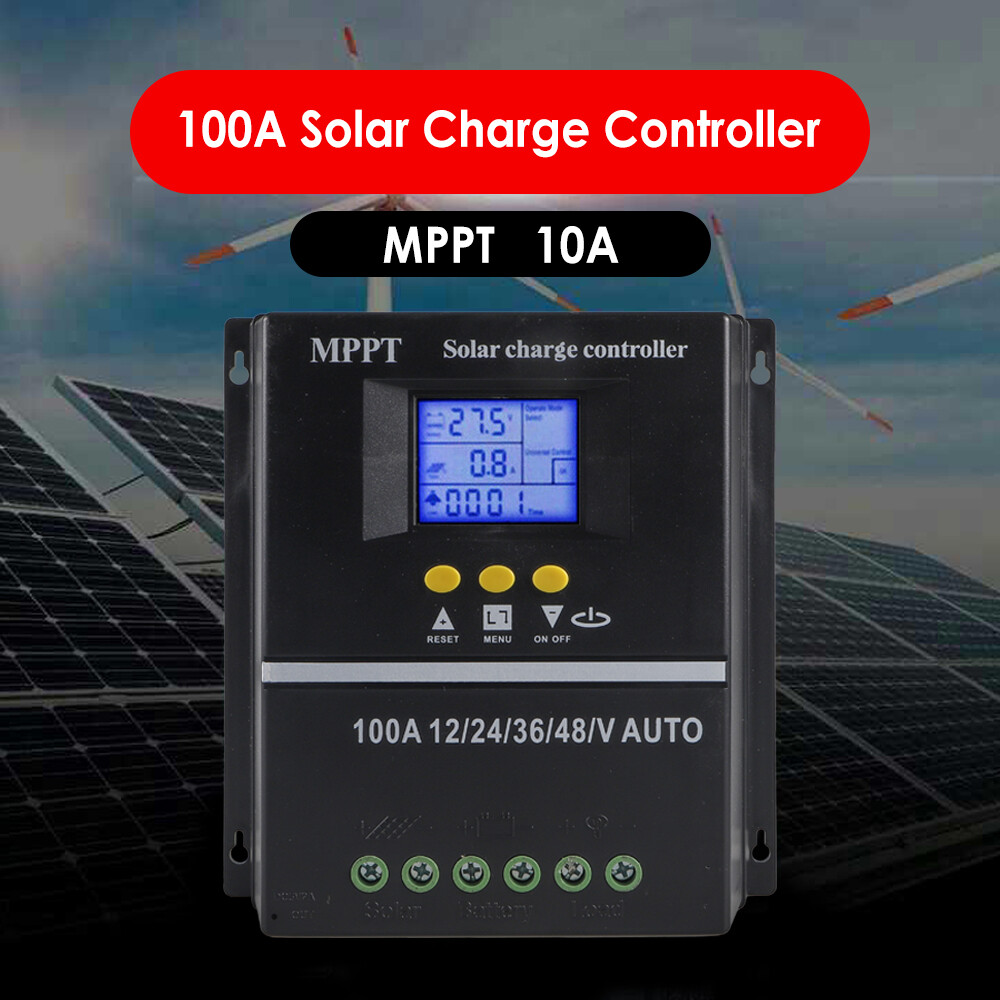 100A Solar Charge Controller – For RV, Camping & Off-Grid Solar Systems