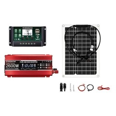Grennova 2600W Power Solar System Pure Sine Real Capacity 12V To110V/220V Invert