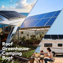 200 Watt Solar Panels, 12V 100W Solar Panel 2PCS,10BB Monocrystalline 23% Hig…